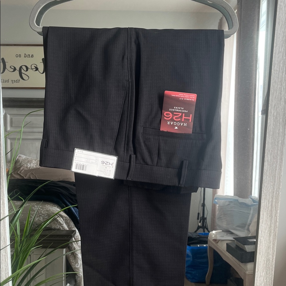 Haggar Charcoal Dress Pants